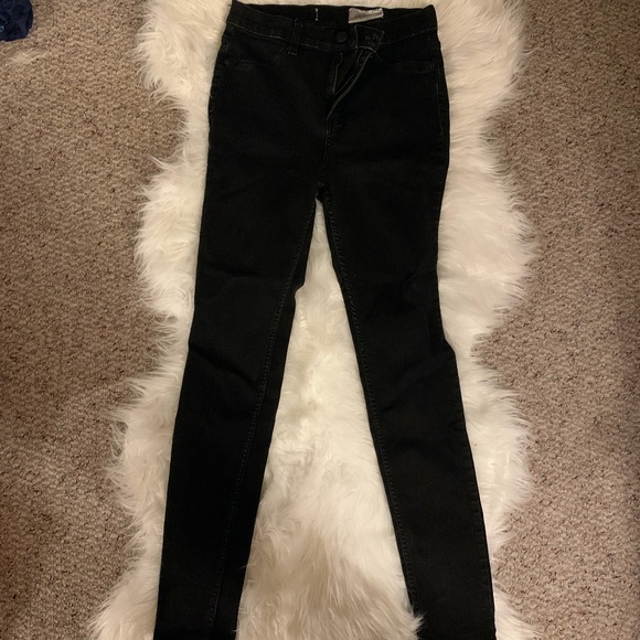 Free People Black Denim Jeans - Picture 1 of 3